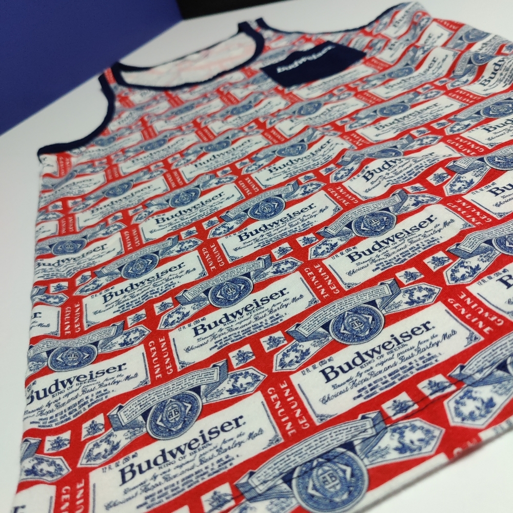 Budweiser Men's Tank Top Size Small 34/36